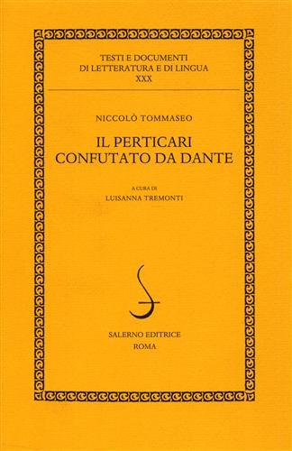 Perticari confutato da Dante - Niccolò Tommaseo - copertina