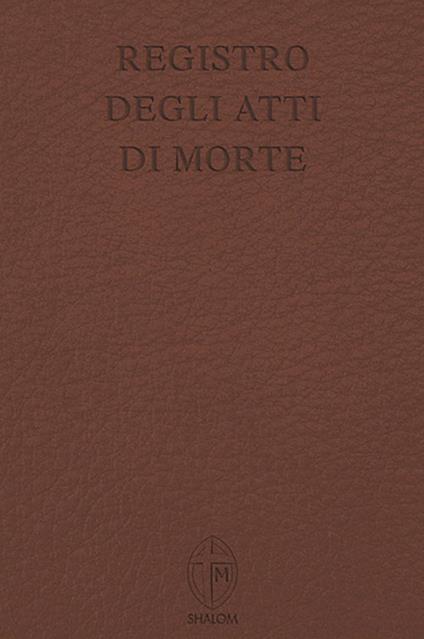 Registro degli atti di morte - copertina