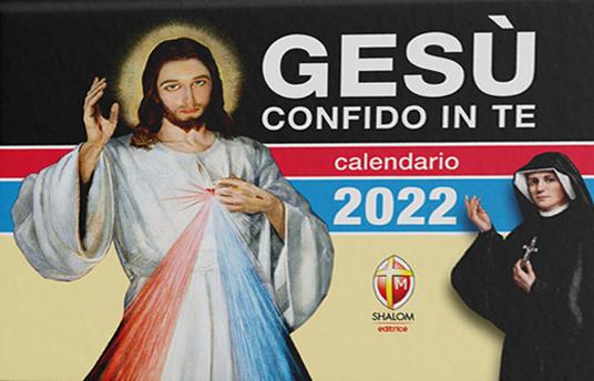 Gesù confido in te. Calendario a strappo 2022 - copertina