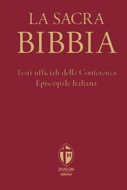 La Sacra Bibbia. Ediz. tascabile tela rossa - copertina