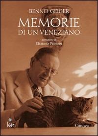 Memorie di un veneziano - Benno Geiger - copertina