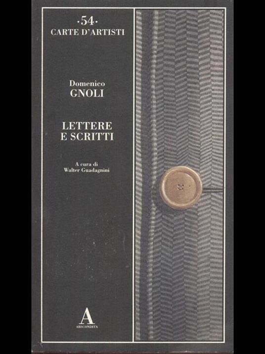 Lettere e scritti - Domenico Gnoli - 3