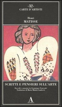 Scritti e pensieri sull'arte - Henri Matisse - copertina