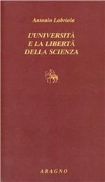 L'università e la libertà della scienza