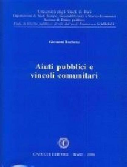 Aiuti pubblici e vincoli comunitari - Giovanni Luchena - copertina