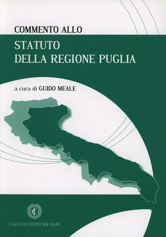 Commento allo statuto della Regione Puglia - Guido Meale - copertina