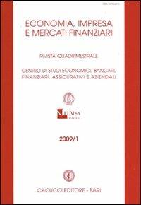 Economia, imprese e mercati finanziari. Rivista quadrimestrale (2009). Vol. 1 - copertina