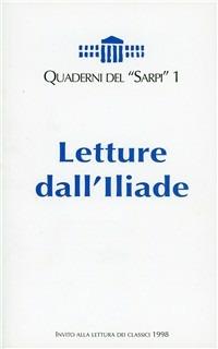 Letture dall'Iliade - copertina