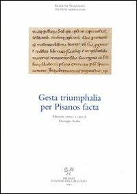 Gesta triumphalia per pisanos facta - copertina