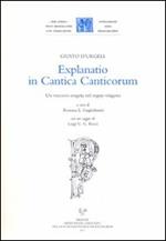 Explanatio in Cantica Canticorum. Un vescovo esegeta nel regno visigoto