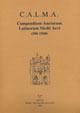 C.A.L.M.A. Compendium auctorum latinorum Medii Aevi. Vol. 3\3: Erasmus roterodamus Franchinus Gafurius. - copertina