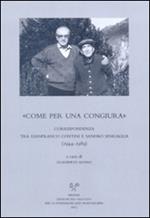 «Come per una congiura». Corrispondenza tra Gianfranco Contini e Sandro Sinigaglia (1944-1989)