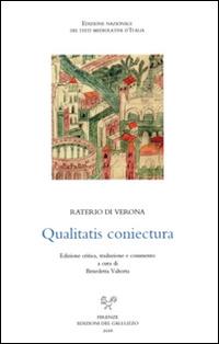 Qualitatis coniectura. Testo latino a fronte. Ediz. critica - Raterio di Verona - copertina