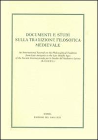Documenti e studi sulla tradizione filosofica medievale (2016). Vol. 27 - copertina