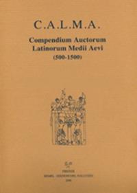 C.A.L.M.A. Compendium auctorum latinorum Medii Aevi (500-1500). Testo italiano e latino. Ediz. bilingue. Vol. 6\2: Hieronymus de Praga magister. Hortensius Landus. - copertina