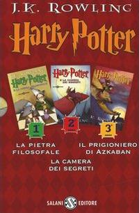 Harry Potter: La pietra filosofale-La camera dei segreti-Il prigioniero di Azkaban - J. K. Rowling - copertina