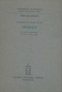 Iperide. Rassegna di problemi e di studi (1912-1972) - Gianfranco Bartolini - copertina