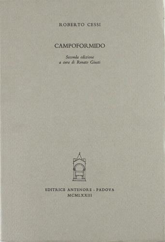 Campoformido - Roberto Cessi - copertina
