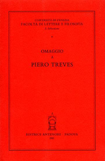 Omaggio a Piero Treves - copertina
