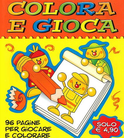 Colora e gioca - copertina