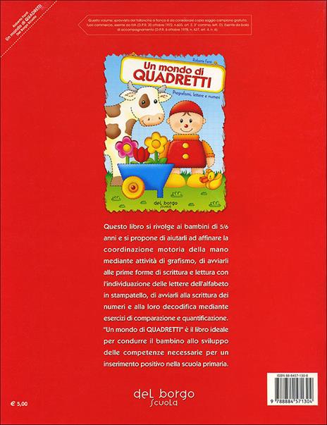 Un mondo di quadretti. Pregrafismi, lettere e numeri - Roberta Fanti - 4