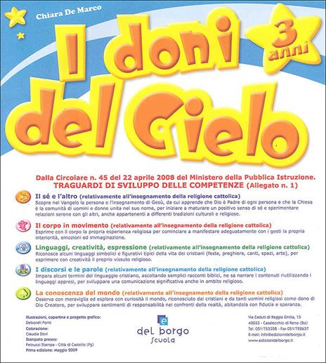 I doni del cielo. 3 anni. Ediz. illustrata - Chiara De Marco - 3