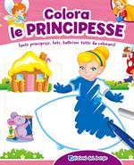 Colora le principesse. Con scatola con 6 pennarelli