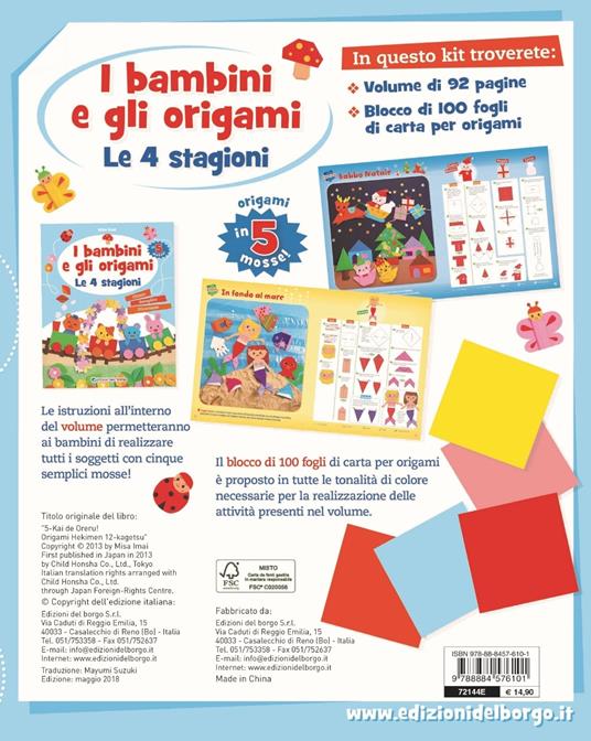 I bambini e gli origami. Le 4 stagioni. Ediz. a colori - Misa Imai - Libro  - Mondadori Store