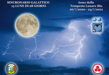 Anno della tempesta lunare blu. Sincronario galattico 2020/2021 - Pan Italia - copertina