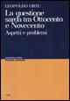 La questione sarda tra Ottocento e Novecento. Aspetti e problemi