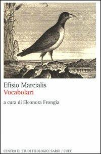 Vocabolari - Efisio Marcialis - copertina