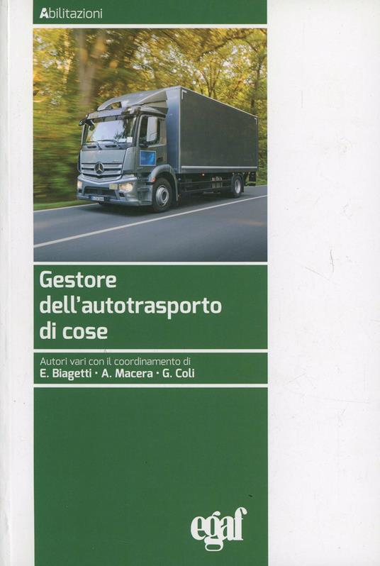 Gestore dell'autotrasporto di cose - copertina