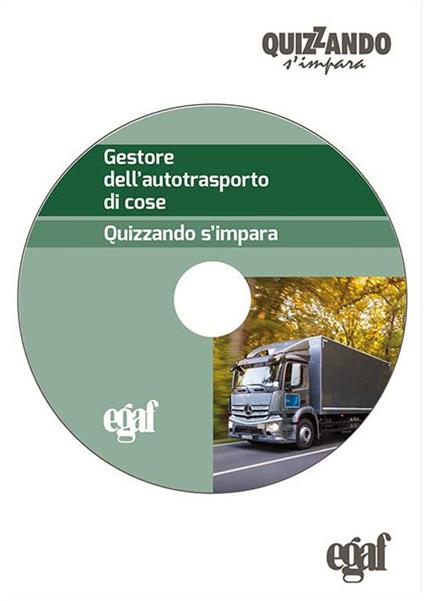 Gestore dell'autotrasporto di cose. DVD-ROM - copertina