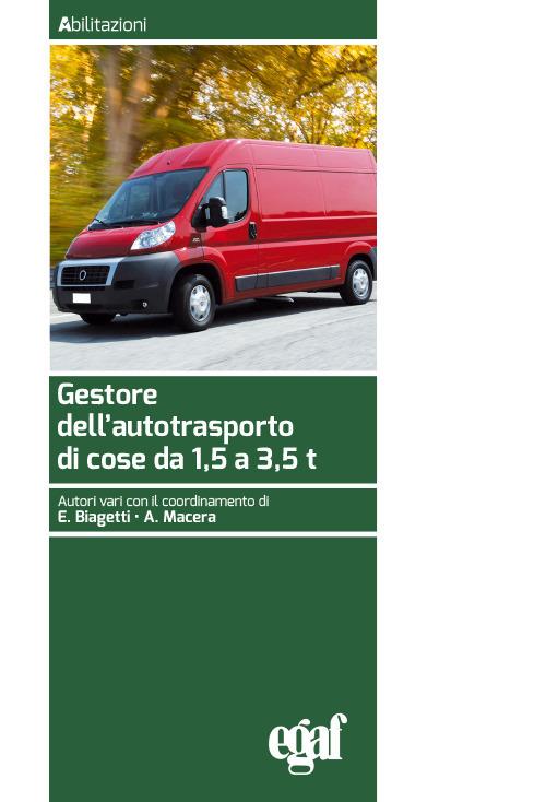 Gestore dell'autotrasporto di cose da 1,5 a 3,5 t - copertina