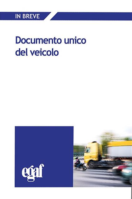 Documento unico del veicolo - Andrea Albertini - copertina
