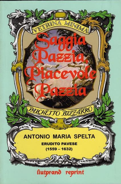 Saggia pazzia, piacevole pazzia - Antonio M. Spelta - copertina
