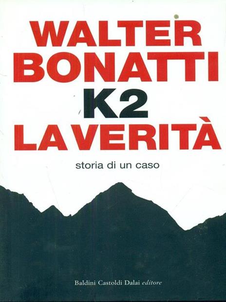 K2. La verità. Storia di un caso - Walter Bonatti - copertina