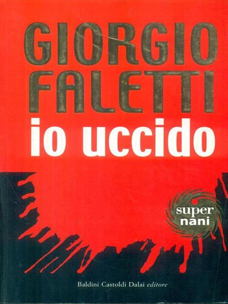 Io uccido - Giorgio Faletti - copertina