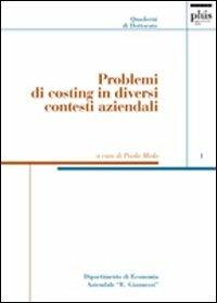 Problemi di costing in diversi contesti aziendali - copertina