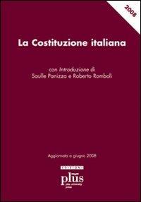 La Costituzione italiana. Aggiornata a giugno 2008 - copertina