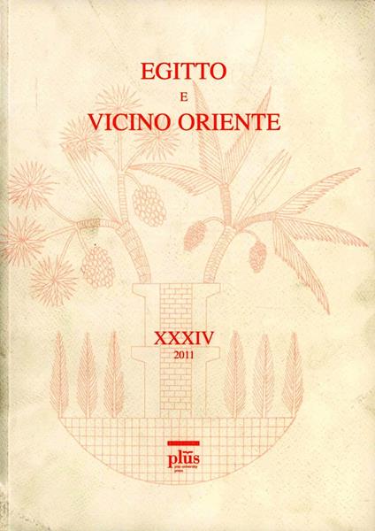 Egitto e Vicino Oriente (2011). Vol. 34 - copertina