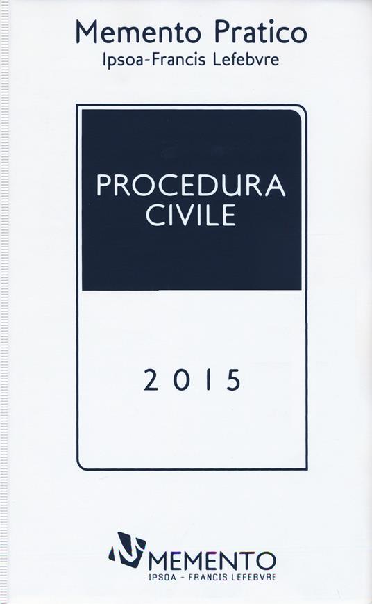 Procedura civile 2015 - copertina