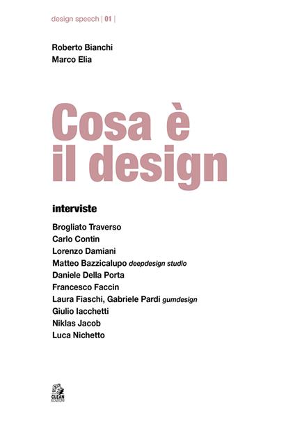 Cosa è il design - Roberto Bianchi - copertina