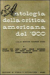 Antologia della critica americana del Novecento. Vol. 2 - Morton D. Zabel - copertina