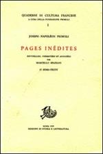 Pages Inédits