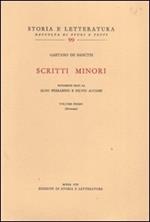 Scritti minori. Vol. 1