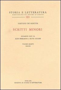 Scritti minori. Vol. 4: 1920-1930 - Gaetano De Sanctis - 3