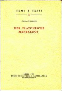 Der platonische Menexenos - Nikolaus Scholl - copertina