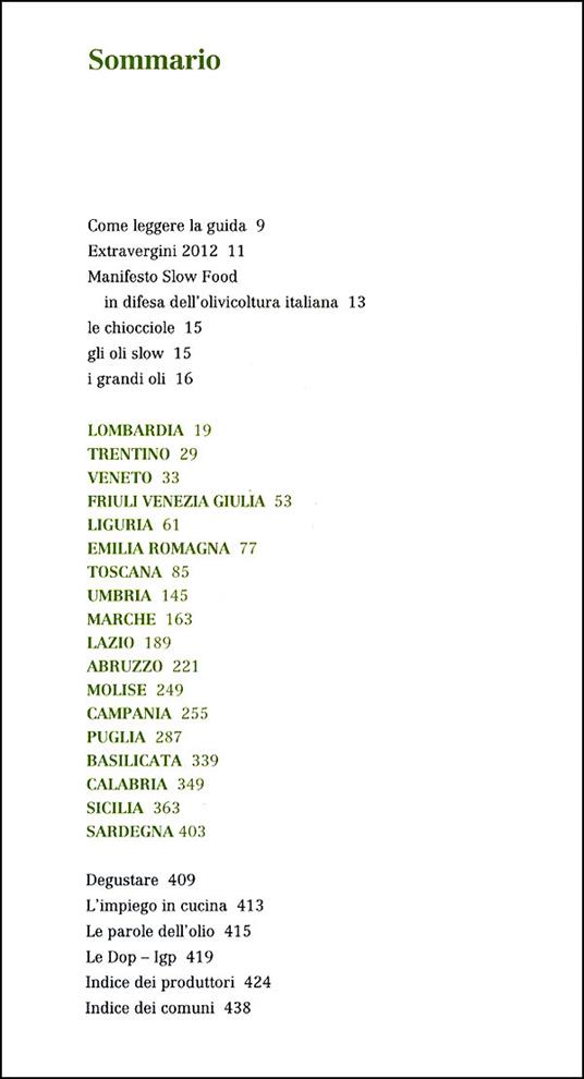 Guida agli extravergini 2012 - 2