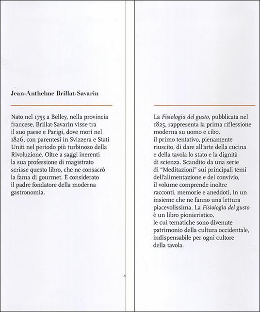 Fisiologia del gusto o meditazioni di gastronomia trascendente - Jean-Anthelme Brillat Savarin - 2